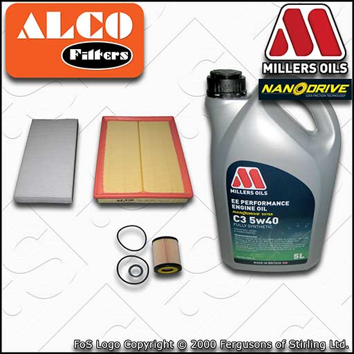 VAUXHALL/OPEL VECTRA C MK2 1.9 CDTI OIL AIR CABIN FILTER SERVICE KIT +OIL 04-08