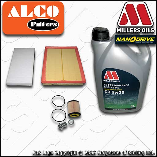 VAUXHALL/OPEL VECTRA C MK2 1.9 CDTI OIL AIR CABIN FILTER SERVICE KIT +OIL 04-08