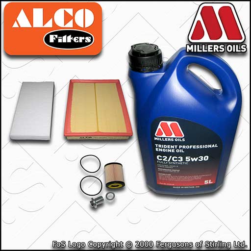 VAUXHALL/OPEL VECTRA C MK2 1.9 CDTI OIL AIR CABIN FILTER SERVICE KIT +OIL 04-08