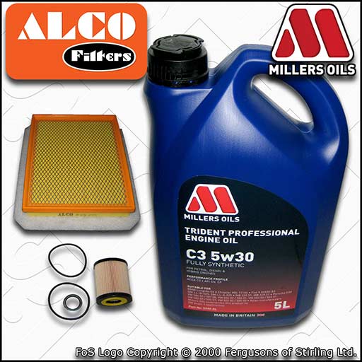 VAUXHALL/OPEL ASTRA H MK5 1.9 CDTI OIL AIR FILTER SERVICE KIT +OIL (2004-2010)