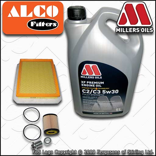 VAUXHALL/OPEL ASTRA H MK5 1.9 CDTI OIL AIR FILTER SERVICE KIT +OIL (2004-2010)