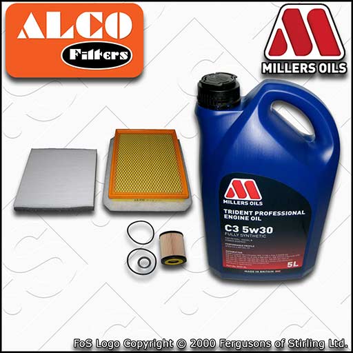 VAUXHALL ZAFIRA MK2/B 1.9 CDTI OIL AIR CABIN FILTER SERVICE KIT +OIL (2005-2014)