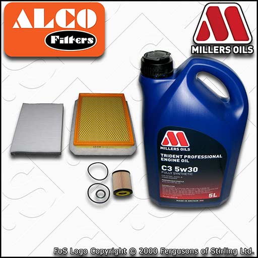 VAUXHALL/OPEL ASTRA H MK5 1.9 CDTI OIL AIR CABIN FILTER SERVICE KIT +OIL (04-10)