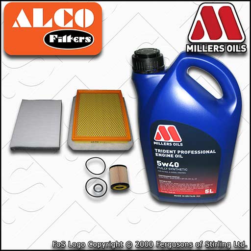 VAUXHALL/OPEL ASTRA H MK5 1.9 CDTI OIL AIR CABIN FILTER SERVICE KIT +OIL (04-10)