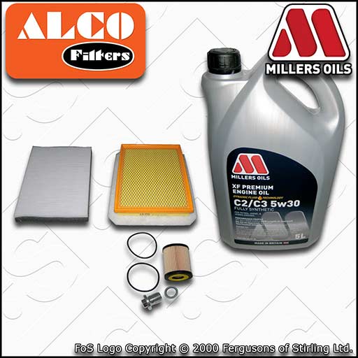 VAUXHALL/OPEL ASTRA H MK5 1.9 CDTI OIL AIR CABIN FILTER SERVICE KIT +OIL (04-10)