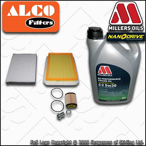 VAUXHALL/OPEL ASTRA H MK5 1.9 CDTI OIL AIR CABIN FILTER SERVICE KIT +OIL (04-10)