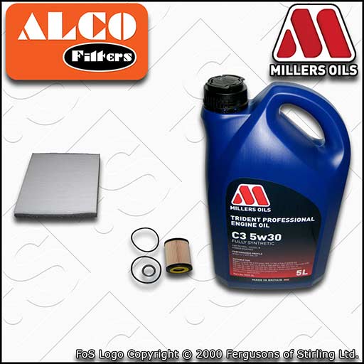 VAUXHALL/OPEL ZAFIRA MK2/B 1.9 CDTI OIL CABIN FILTER SERVICE KIT +OIL(2005-2014)