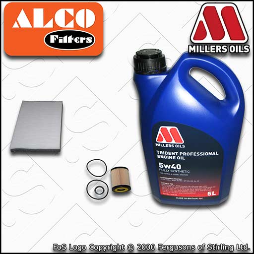 VAUXHALL/OPEL ASTRA H MK5 1.9 CDTI OIL CABIN FILTER SERVICE KIT +OIL (2004-2010)