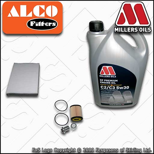 VAUXHALL/OPEL ASTRA H MK5 1.9 CDTI OIL CABIN FILTER SERVICE KIT +OIL (2004-2010)