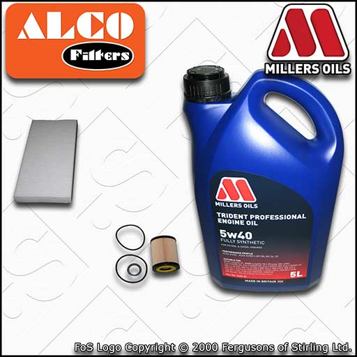 VAUXHALL/OPEL VECTRA C MK2 1.9 CDTI OIL CABIN FILTER SERVICE KIT +OIL 2004-2008