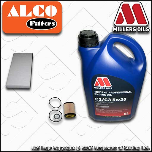 VAUXHALL/OPEL VECTRA C MK2 1.9 CDTI OIL CABIN FILTER SERVICE KIT +OIL 2004-2008