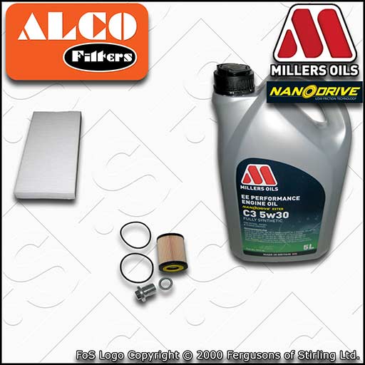 VAUXHALL/OPEL VECTRA C MK2 1.9 CDTI OIL CABIN FILTER SERVICE KIT +OIL 2004-2008