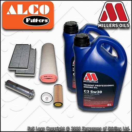 SERVICE KIT for BMW 5 SERIES E6X 525D 530D M57 OIL AIR FUEL CABIN FILTER +C3 OIL