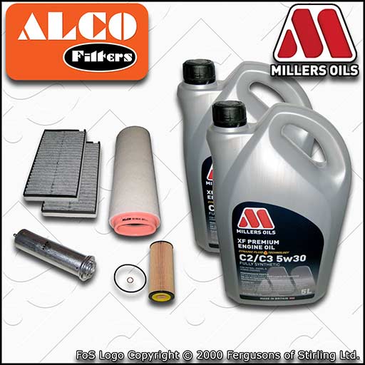 SERVICE KIT for BMW 5 SERIES E6X 525D 530D M57 OIL AIR FUEL CABIN FILTER +OIL