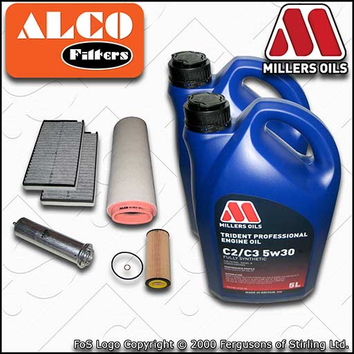 SERVICE KIT for BMW 5 SERIES E6X 525D 530D M57 OIL AIR FUEL CABIN FILTER +OIL