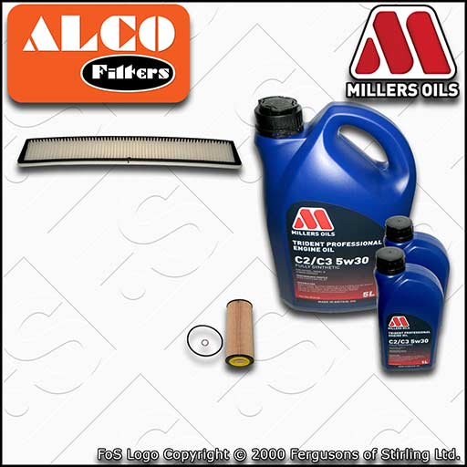 SERVICE KIT for BMW 3 SERIES E46 M57D30 2993CC OIL CABIN FILTER +OIL (2002-2006)