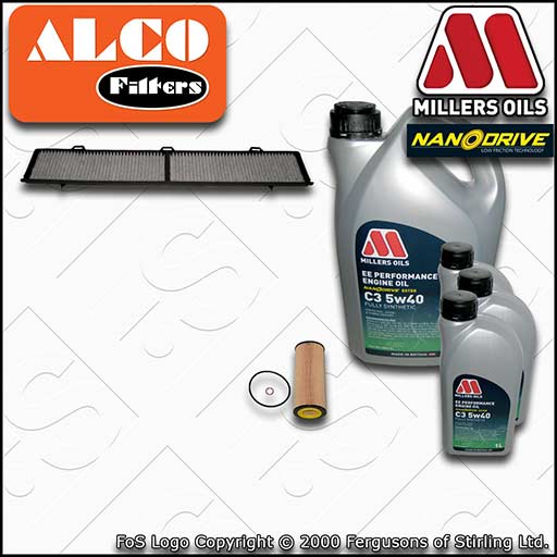 SERVICE KIT for BMW 3 SERIES E9X M57D30 2993CC OIL CABIN FILTER +OIL (2004-2009)