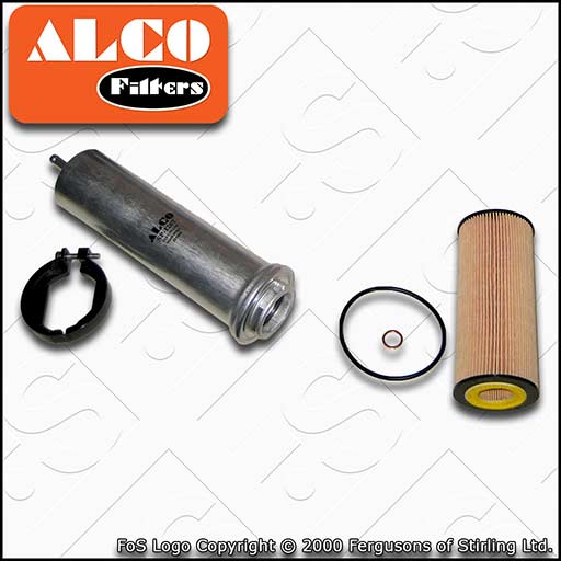 SERVICE KIT for BMW 3 SERIES E9X M57D30 2993CC ALCO OIL FUEL FILTERS (2004-2009)