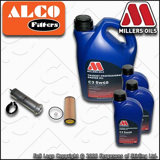 SERVICE KIT for BMW 3 SERIES E9X M57D30 2993CC OIL FUEL FILTERS +OIL (2004-2009)