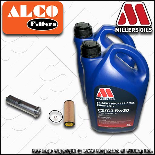 SERVICE KIT for BMW 5 SERIES E6X 525D 530D M57 OIL FUEL FILTERS +OIL (2003-2010)