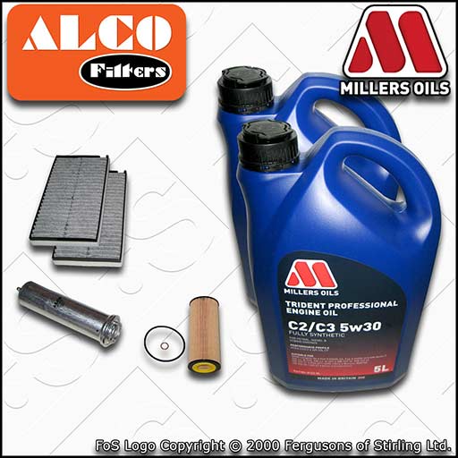 SERVICE KIT for BMW 5 SERIES E6X 525D 530D M57 OIL FUEL CABIN FILTERS +OIL 03-10