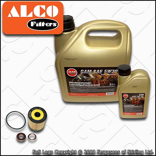 SERVICE KIT for PEUGEOT EXPERT 2L HDI ALCO OIL FILTER with OIL (2007-2016)