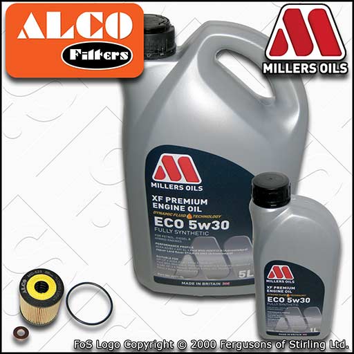 SERVICE KIT for FORD KUGA 2.0 TDCI OIL FILTER +XF ECO OIL (2013-2014)