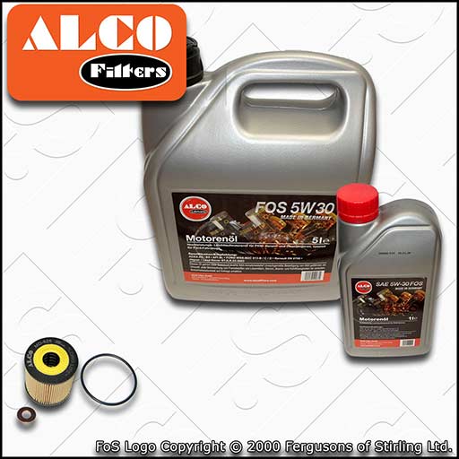 SERVICE KIT for FORD FOCUS MK3 2.0 TDCI ALCO OIL FILTER with OIL (2010-2014)