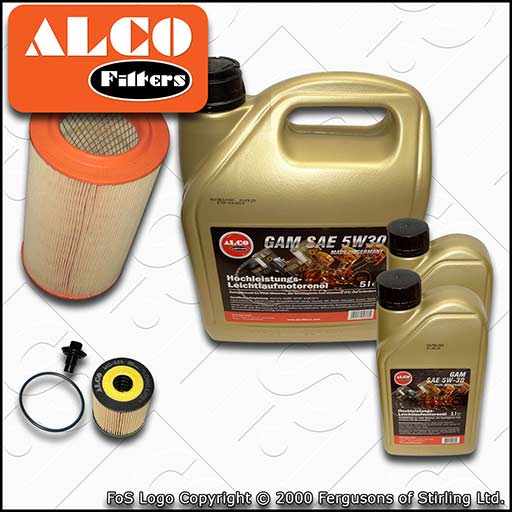 SERVICE KIT for CITROEN RELAY 2.2 HDI ALCO OIL AIR FILTERS with OIL (2006-2013)