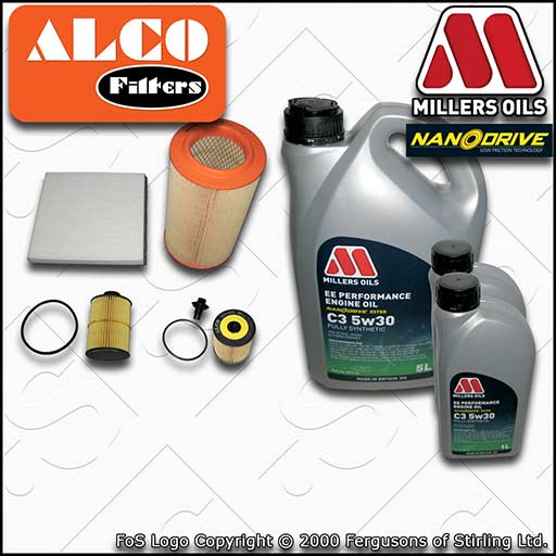 SERVICE KIT for PEUGEOT BOXER 2.2 HDI OIL AIR FUEL CABIN FILTER +OIL (2006-2013)