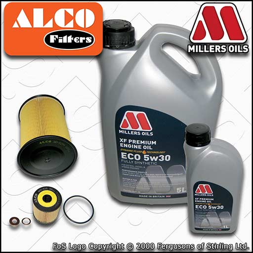 SERVICE KIT for FORD KUGA 2.0 TDCI OIL AIR FILTERS +ECO OIL (2008-2012)