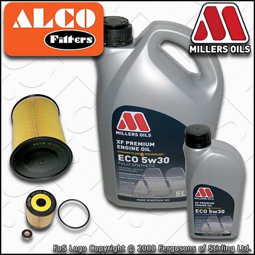 SERVICE KIT for FORD FOCUS MK3 2.0 TDCI OIL AIR FILTERS +XF ECO OIL (2010-2014)
