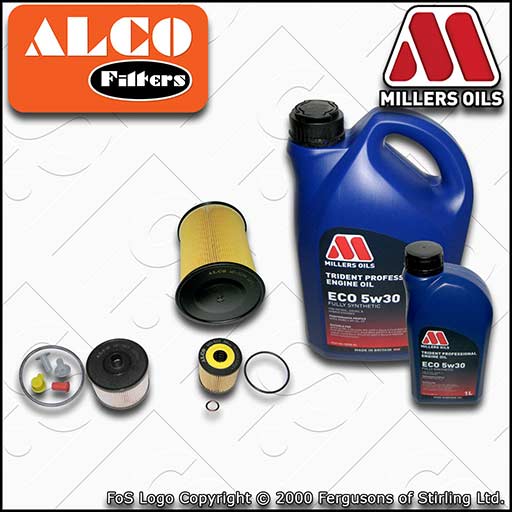 SERVICE KIT for FORD KUGA 2.0 TDCI OIL AIR FUEL FILTERS +OIL (2008-2010)