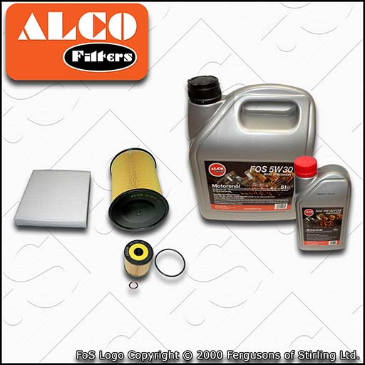 SERVICE KIT for VOLVO C30 S40 V50 2.0 D DIESEL OIL AIR CABIN FILTER +OIL (07-12)