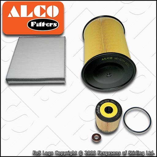 SERVICE KIT for FORD FOCUS MK3 2.0 TDCI ALCO OIL AIR CABIN FILTERS (2010-2014)