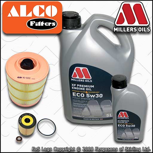 SERVICE KIT for FORD MONDEO MK4 2.2 TDCI OIL AIR FILTERS +XF OIL (2008-2014)