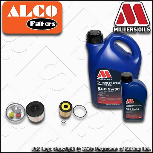 SERVICE KIT for FORD KUGA 2.0 TDCI OIL FUEL FILTERS +OIL (2008-2010)