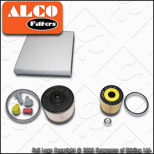 SERVICE KIT for FORD FOCUS MK2 2.0 TDCI ALCO OIL FUEL CABIN FILTERS (2004-2010)