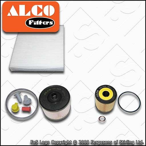 SERVICE KIT for FORD GALAXY 2.0 TDCI ALCO OIL FUEL CABIN FILTERS (2006-2012)