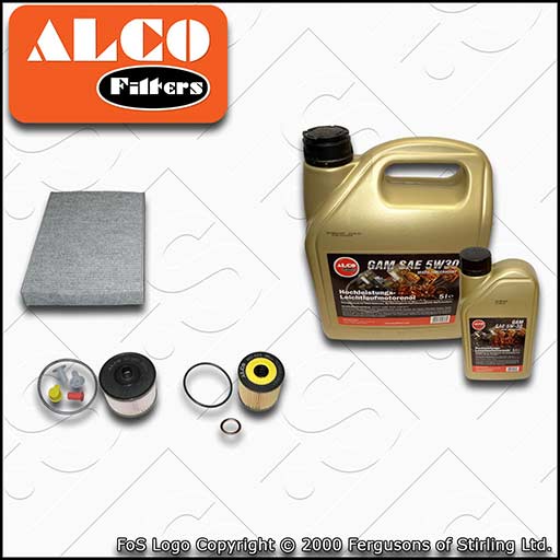 SERVICE KIT for PEUGEOT 508 2.0 HDI DW10B OIL FUEL CABIN FILTERS OIL (2010-2018)