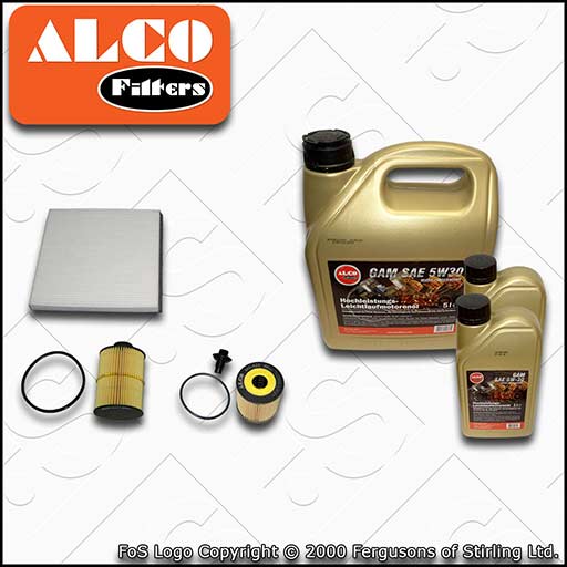 SERVICE KIT for PEUGEOT BOXER 2.2 HDI ALCO OIL FUEL CABIN FILTERS +OIL 2006-2013