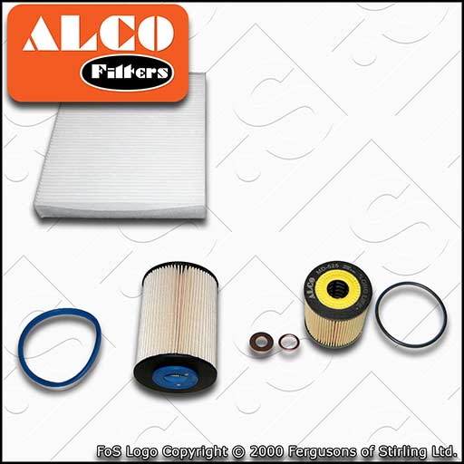 SERVICE KIT for FORD MONDEO MK4 2.0 TDCI ALCO OIL FUEL CABIN FILTERS (2007-2012)