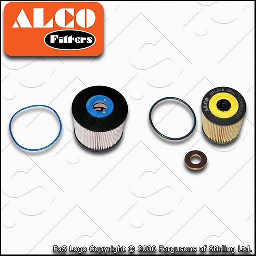 SERVICE KIT for FORD GALAXY 2.0 TDCI ALCO OIL FUEL FILTER SUMP PLUG SEAL (10-15)