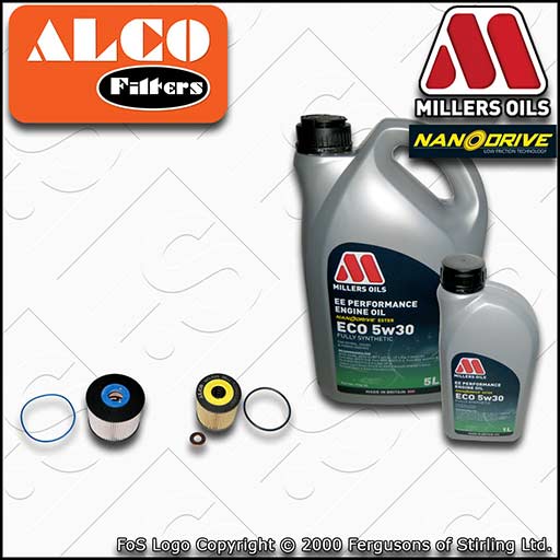 SERVICE KIT for FORD FOCUS MK3 2.0 TDCI OIL FUEL FILTERS +EE OIL (2010-2014)