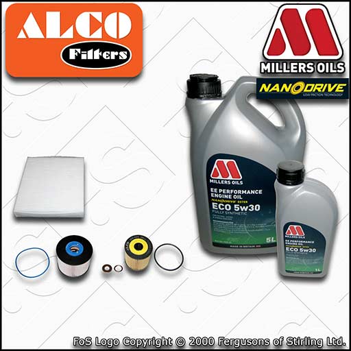 SERVICE KIT for FORD MONDEO MK4 2.0 TDCI OIL FUEL CABIN FILTERS +OIL (2012-2014)