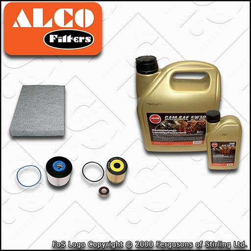 SERVICE KIT for PEUGEOT 508 2.0 HDI DW10C OIL FUEL CABIN FILTERS OIL (2010-2018)