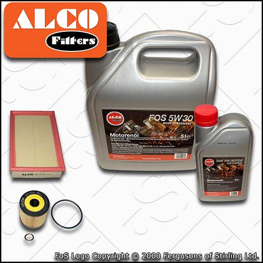 SERVICE KIT for VOLVO C30 S40 V50 2.0 D DIESEL OIL AIR FILTERS +OIL (2004-2007)