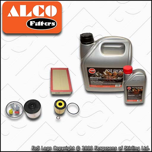 SERVICE KIT for VOLVO C30 S40 V50 2.0 D DIESEL OIL AIR FUEL FILTER OIL 2004-2007