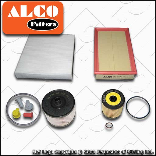 SERVICE KIT for FORD FOCUS MK2 2.0 TDCI OIL AIR FUEL CABIN FILTERS (2004-2007)