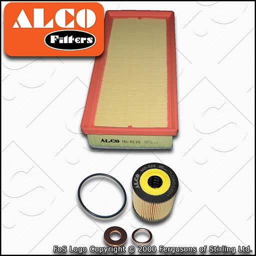 SERVICE KIT for PEUGEOT 407 2.0 HDI ALCO OIL AIR FILTERS (2004-2010)